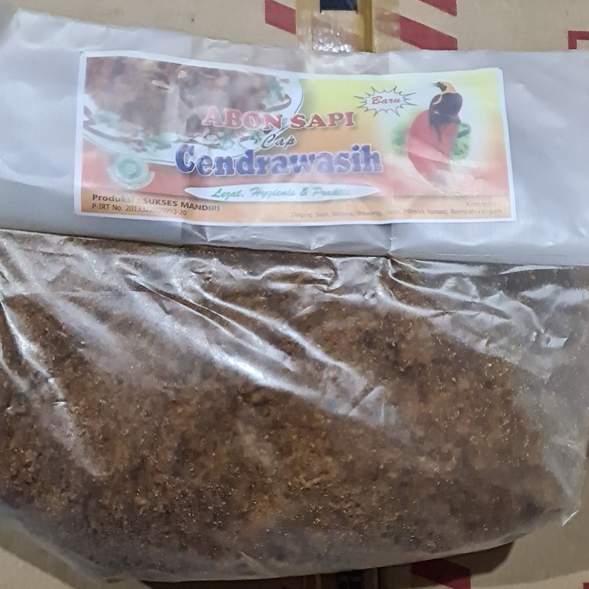 

Bonuskan Abon Sapi Cap Cendrawasih 1 KG