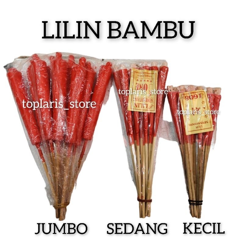 Lilin Kaki Bambu Merah