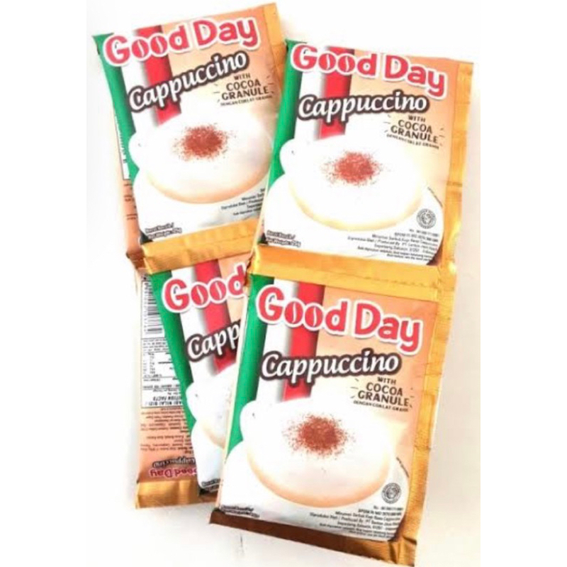 

Good Day Cappuccino 1 renceng 10 saset