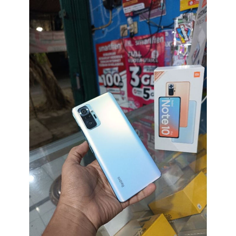 redmi note 10 pro ram 8/128gb fullset