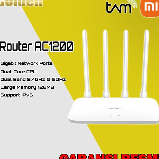 Murah XIAOMI Router AC12 dual core Modem Wifi Wireless 4 Antena Resmi