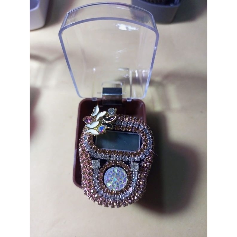 Tasbih Digital Hias Swaroski/cantik untuk dzikir/Tasbih LED&Alarm