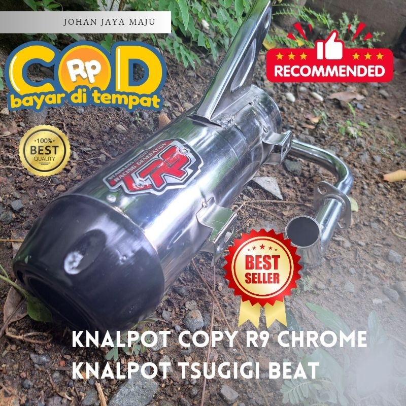 Knalpot TZM Beat ESP Copy R9 motor Beat Deluxe, Beat Fi, Beat CBS, Beat POP, Beat Karbu, Beat ESP, B