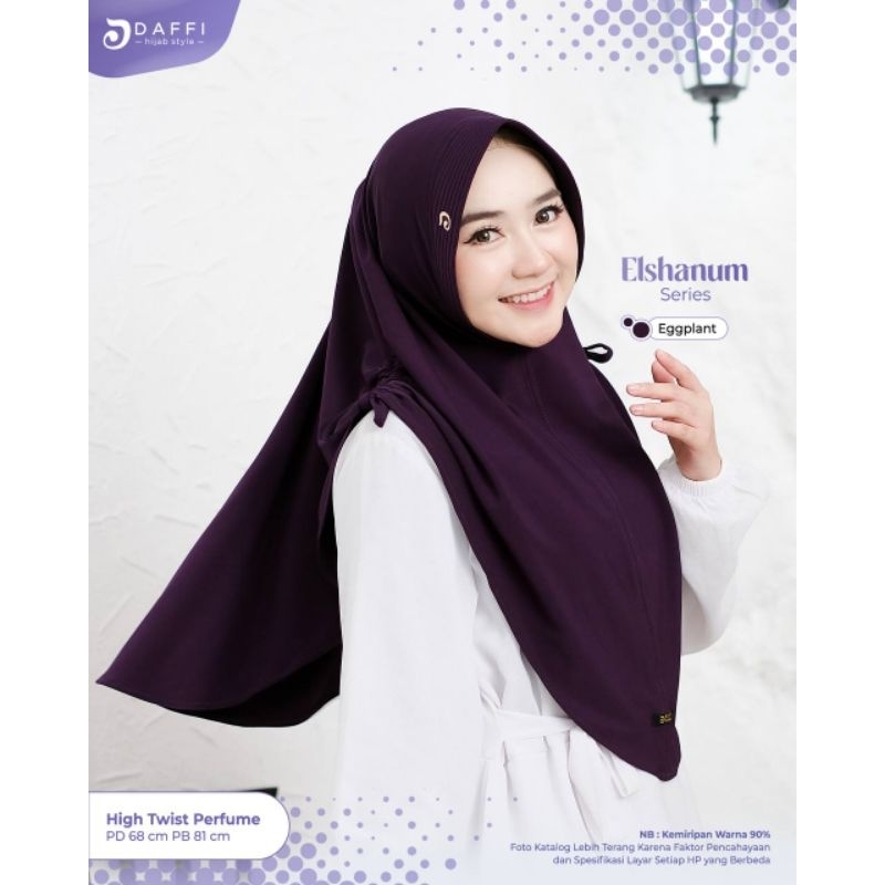 JILBAB INSTAN ELSHANUM DAFFI HIJAB ORI TERBARU