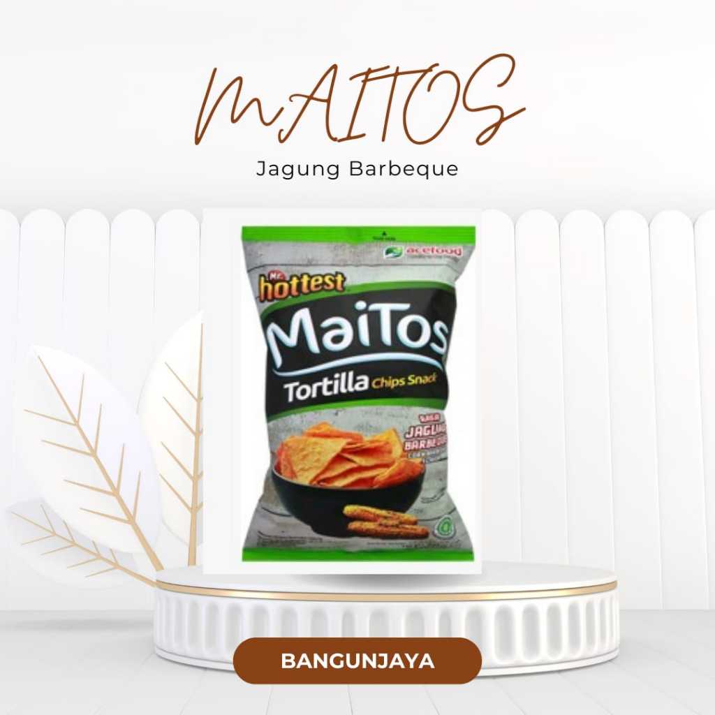 

MAITOS BT21 JAGUNG BARBEQUE PCK 140g MR. HOTTEST SNACK TORTILLA CHIPS