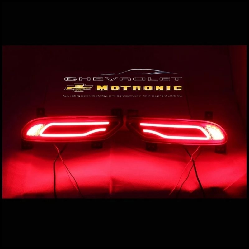 Lampu LED bumper bemper belakang chevrolet captiva c140 FL2 dan FL3