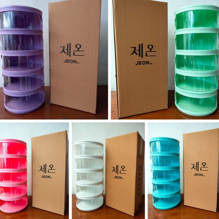 ART Y78R tudung saji 5 susun jeon sudah rakitan tudung saji 5 tingkat