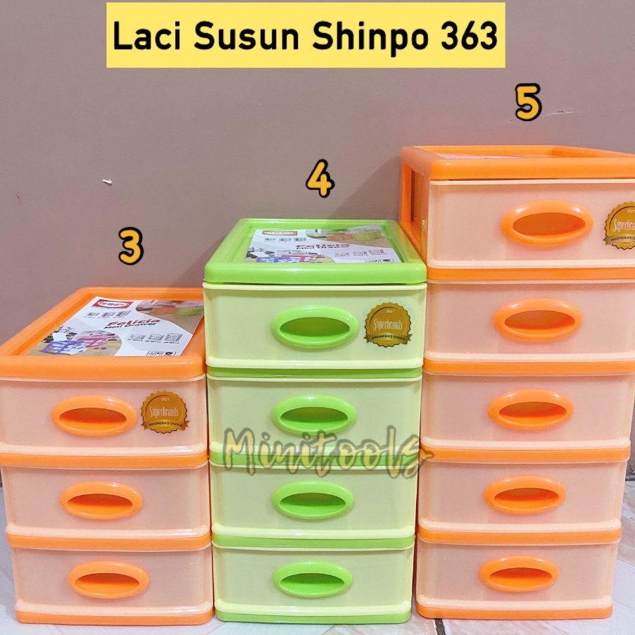 Sale Laci Plastik Mini Susun Shinpo 363  Laci Obat  Tempat Makeup  Laci Serbaguna