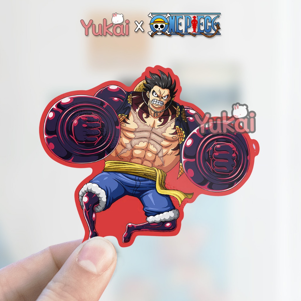 

Stiker Luffy Gear 4 One Piece Premium, Sticker Anime Waterproof