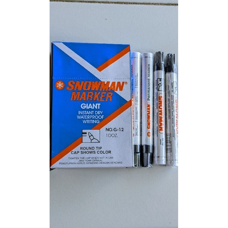 

Spidol White Board Snowman BG-12 PERMANEN