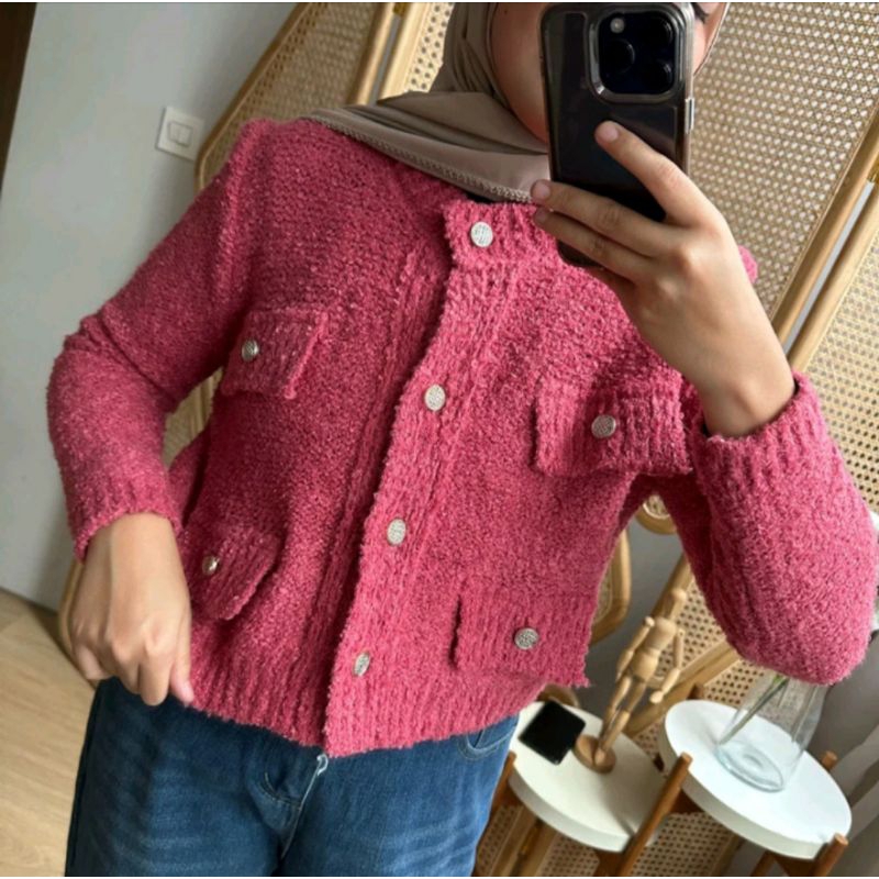 Shevin Cardi By Oclo Official | Cardy Wanita | Cardy Crop Wanita | Atasan Wanita