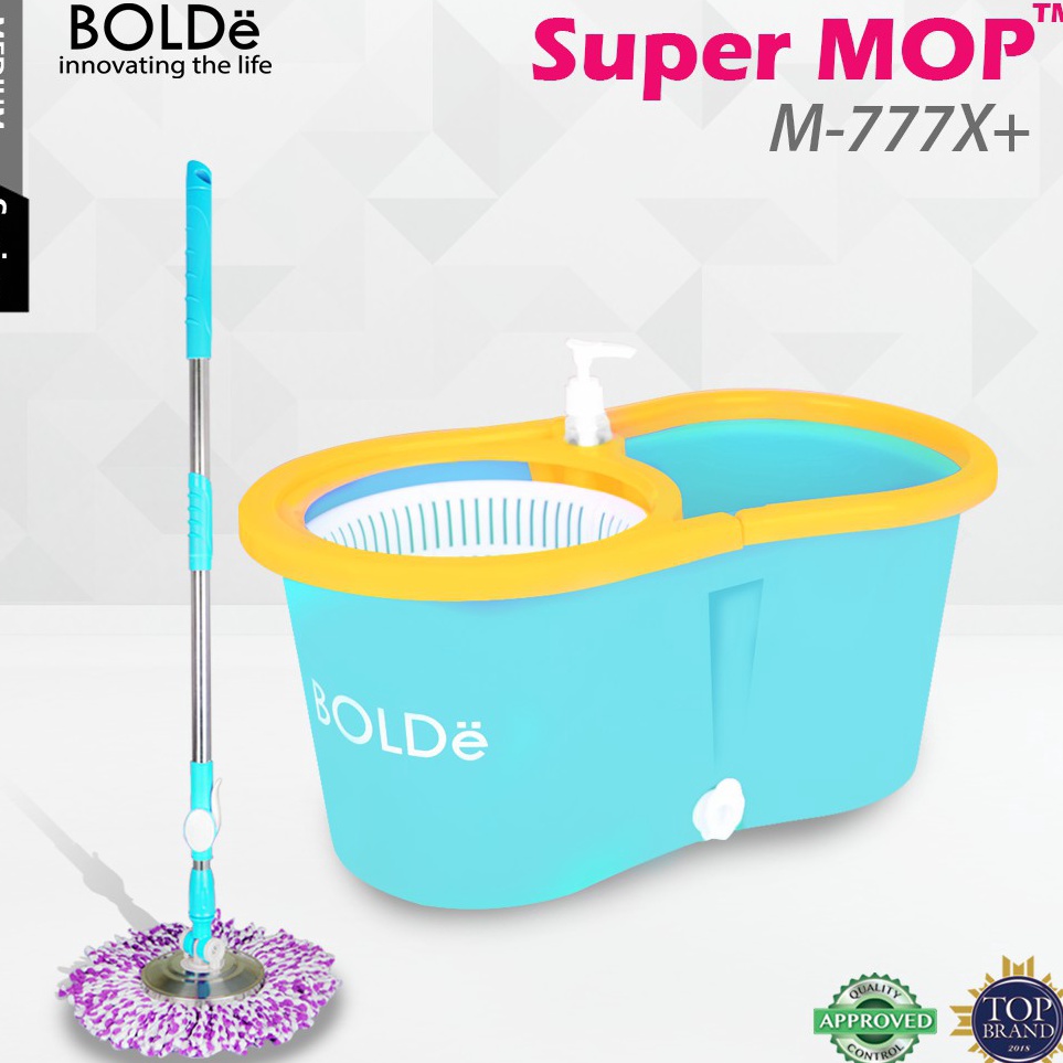 Garansi Terbaik BOLDe Pel Lantai  Super Mop M777X