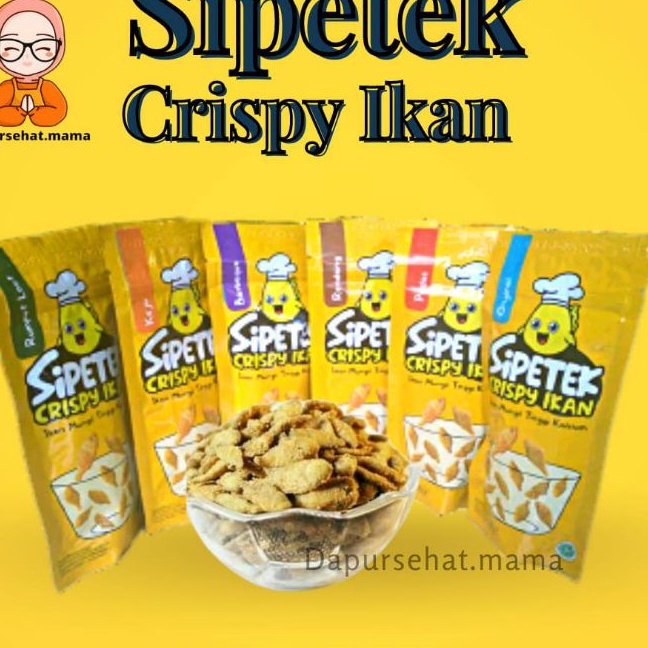 

murah Lauk Pauk dan Cemilan Sehat praktis Crispy ikan sipeteksipetek crispy ikan