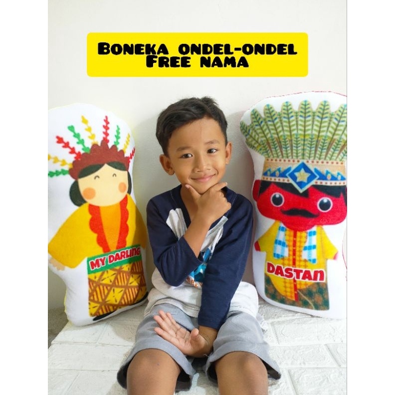BONEKA ONDELONDEL BONEKA ONDELONDEL BETAWI MAINAN ONDELONDEL FREE NAMA HIASAN ONDELONDEL ART Q8B9