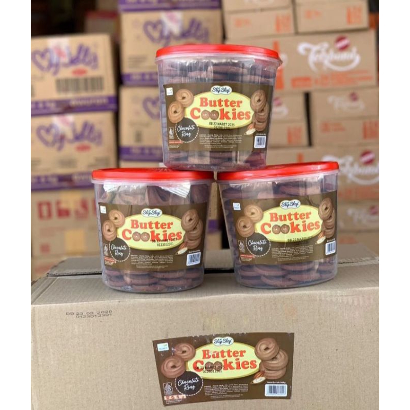 

butter cookies ringCoklat