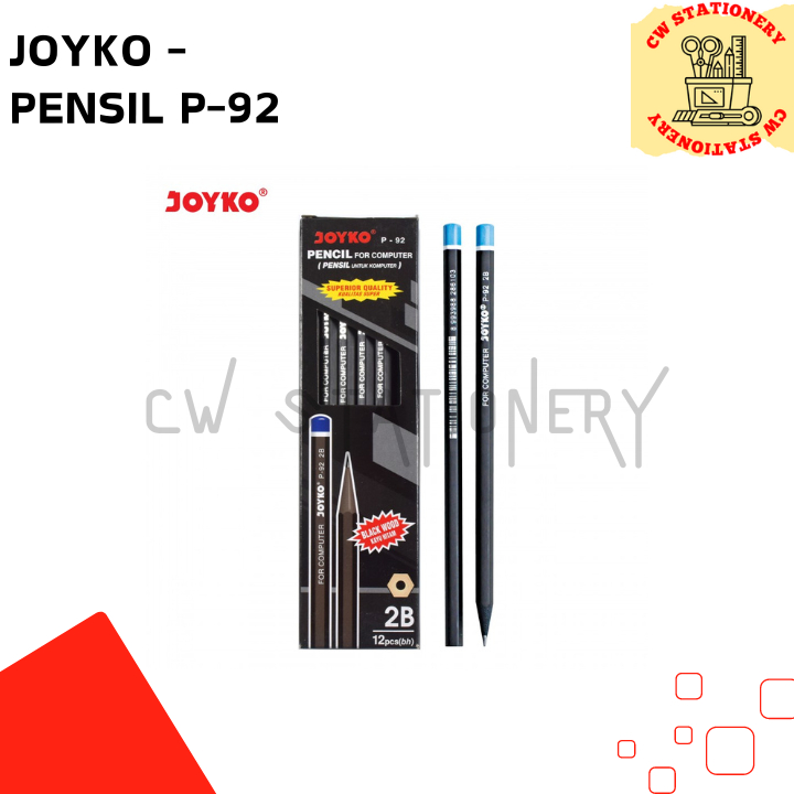 

Joyko - Pensil 2B P-92 untuk Komputer