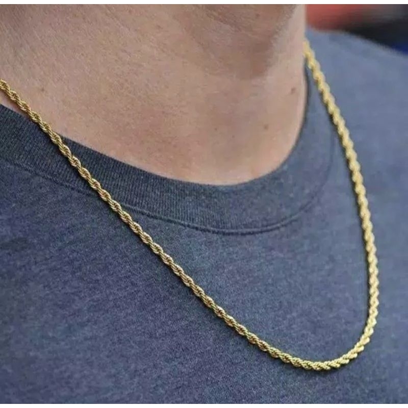 kalung tambang xuping wanita/pria uk standar