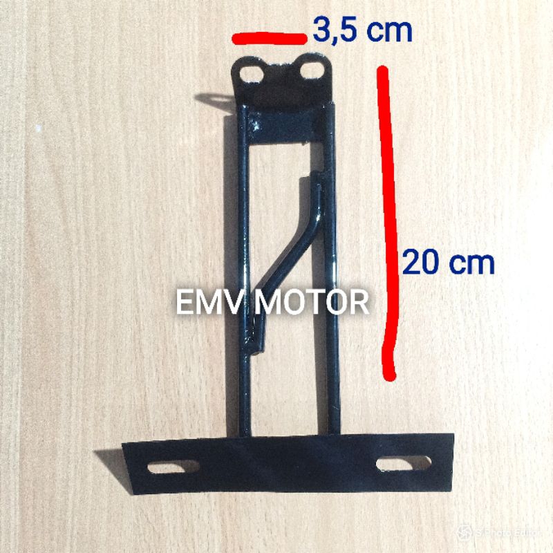 Breket plat nomor,dudukan plat nomor vixion