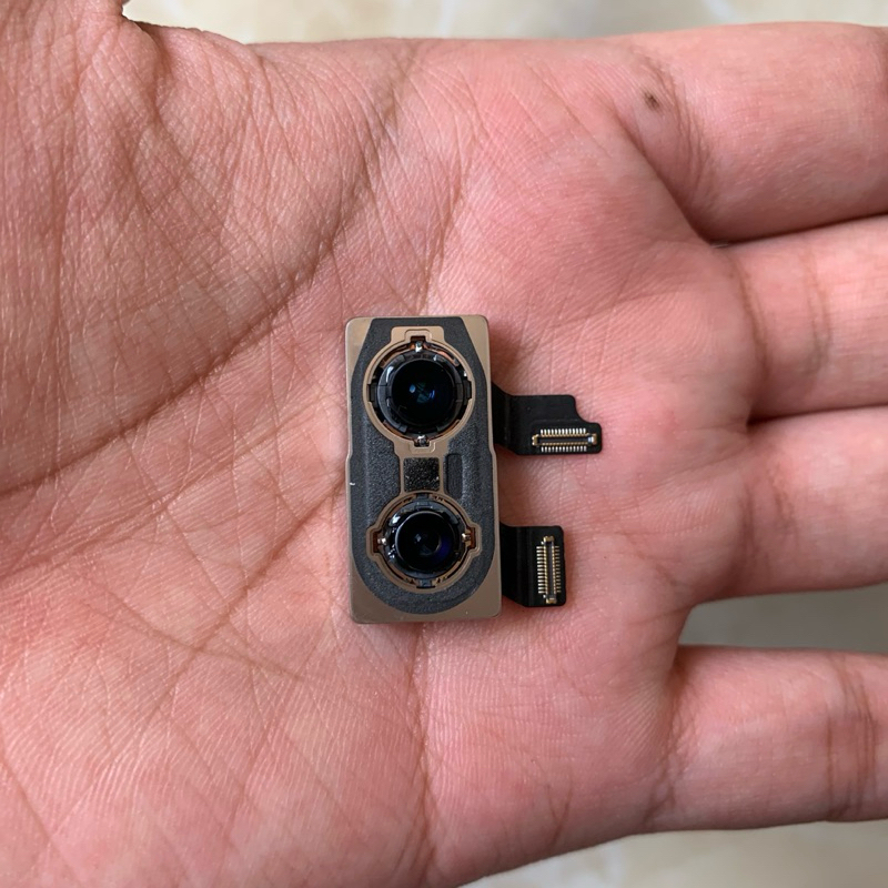 kamera belakang iphone xs max ori copotan minus ngeshake