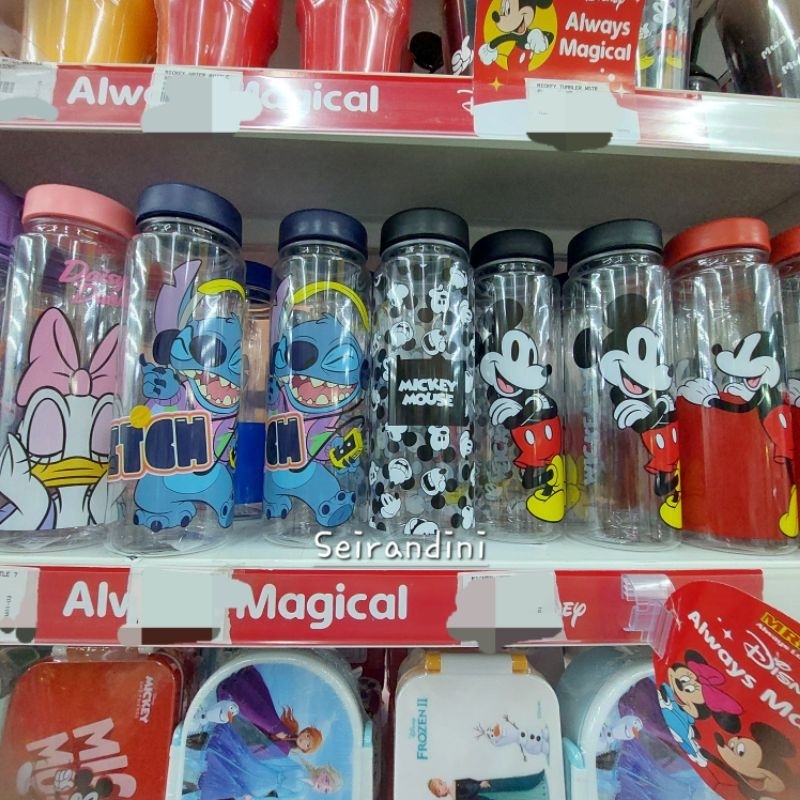 Botol Tempat Minum Disney Mickey Mouse Daisy Duck Donald Duck Stitch Water Bottle 700ml Kado Hadiah 