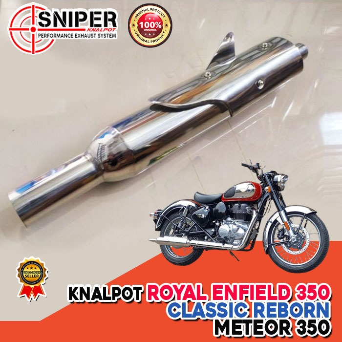 Knalpot Royal Enfield 350 New Classic Reborn Meteor