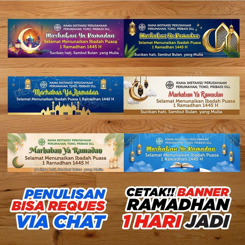 BANNER RAMADHAN, BANNER ZAKAT FITRAH | SPANDUK BANNER PUASA| BANNER PUASA | SELAMAT MEJALANKAN PUASA