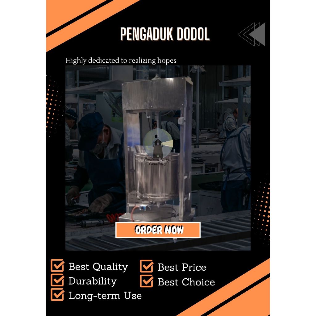 Mesin Pengaduk Dodol - Mesin Memasak Dodol
