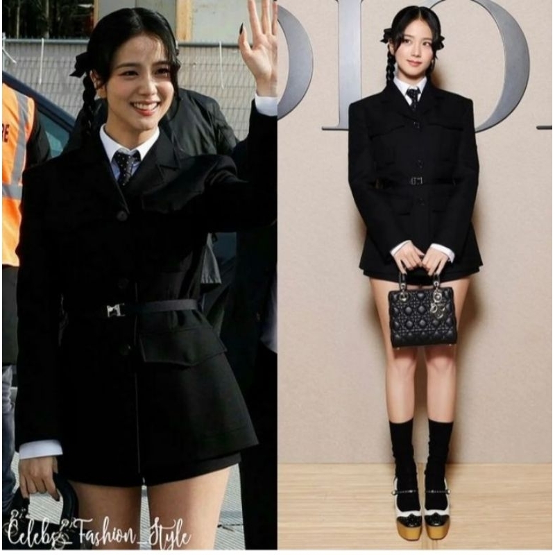Jisoo Blackpink Outfit - Dior Black Safari