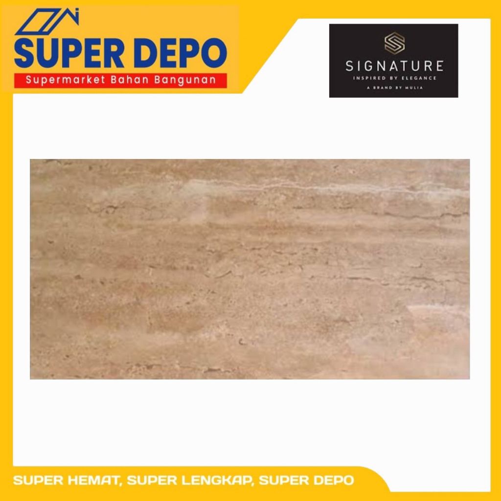 KERAMIK DINDING SIGNATURE 30X60 CM - GALENA LIGHT BROWN