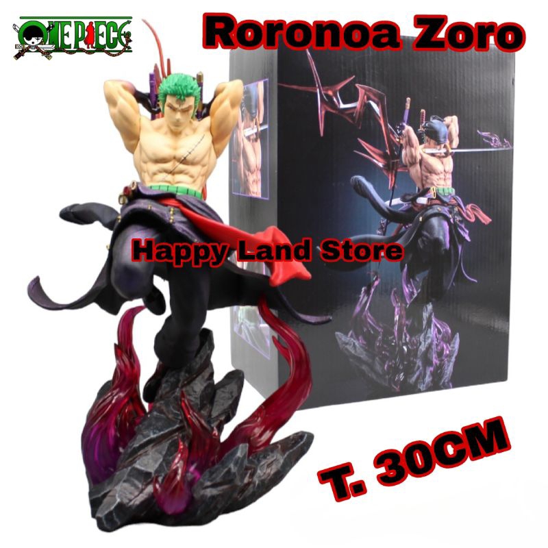 Action Figure One Piece Anime Roronoa Zoro Statue Collection