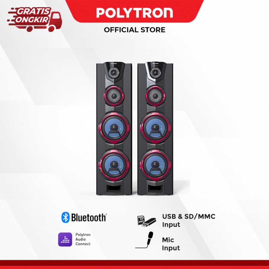 SPEAKER POLYTRON PAS 8F28 / POLYTRON SPEAKER AKTIF BLUETOOTH PAS 8F28