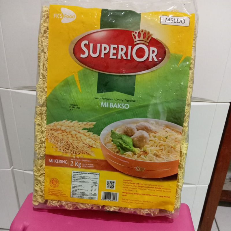 

SUPERIOR MI BAKSO 2 KG BAG 1'S