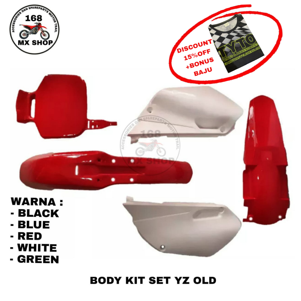 Body Kit Body Set YZ 85 Old Lama Cover Body YZ 85 Old Lama Body Bodi Trail