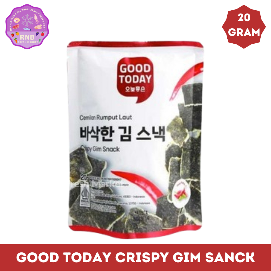 

Good Today Crispy Gim Bori Spicy Snack Netto 20 Gram