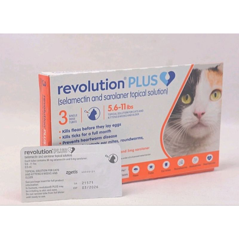Revolution Plus Orange Cat 0,5ML ( 1 tube )