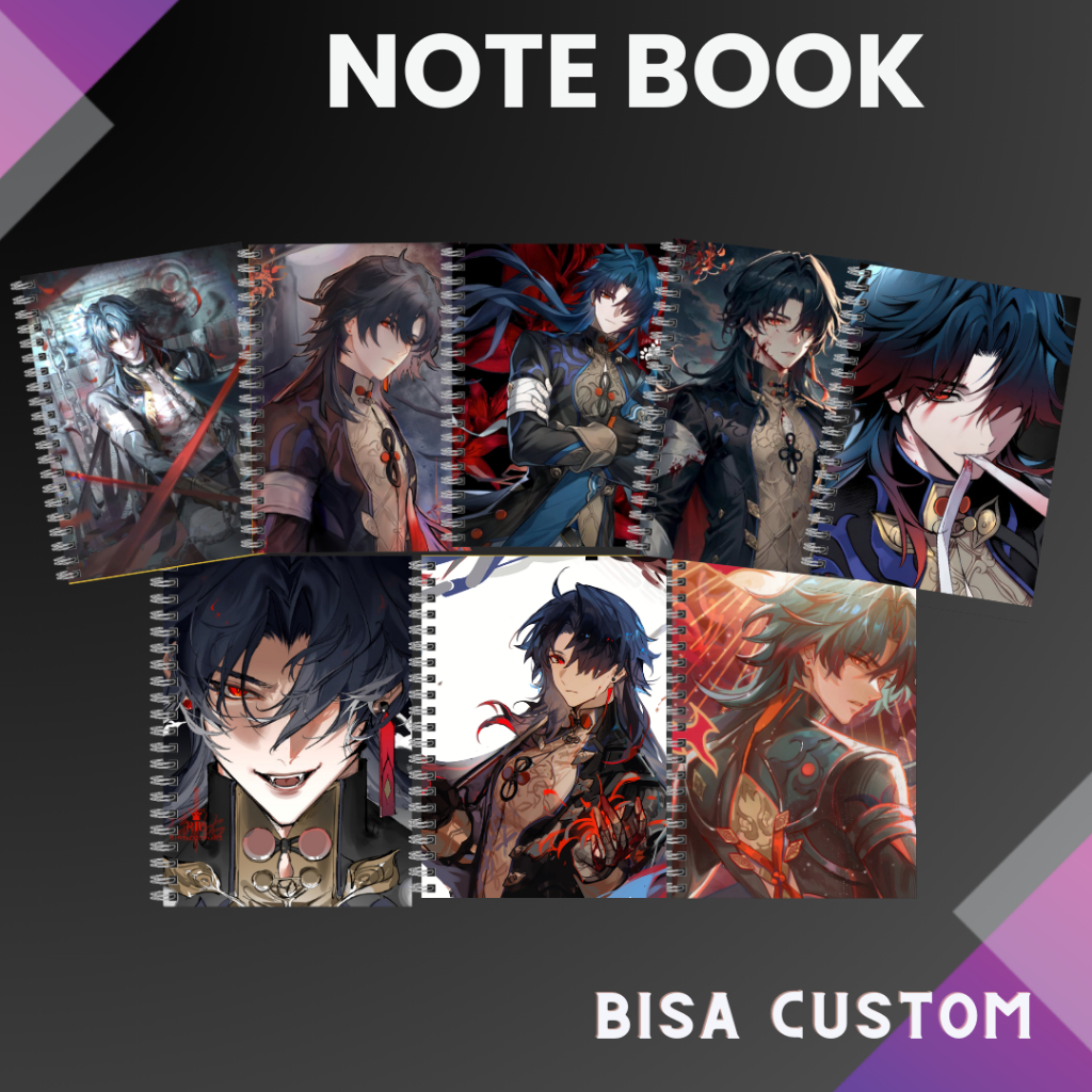 

note book/buku catatan honkai star rail karakter blade