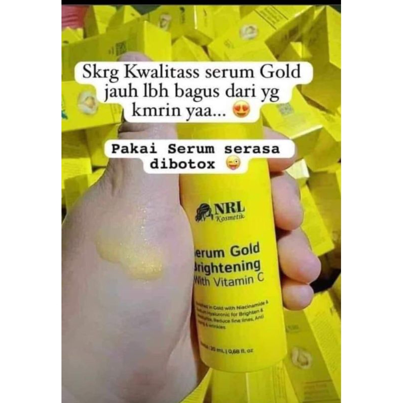 SERUM NRL KOSMETIK BRIGHTENING GOLD/ ACNE NRL