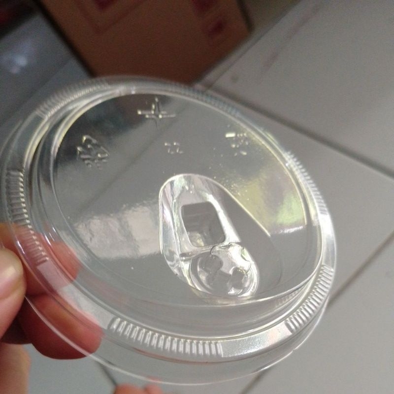 tutup strawless untuk cup 12oz 7 gram - 22oz minim order 100pcs