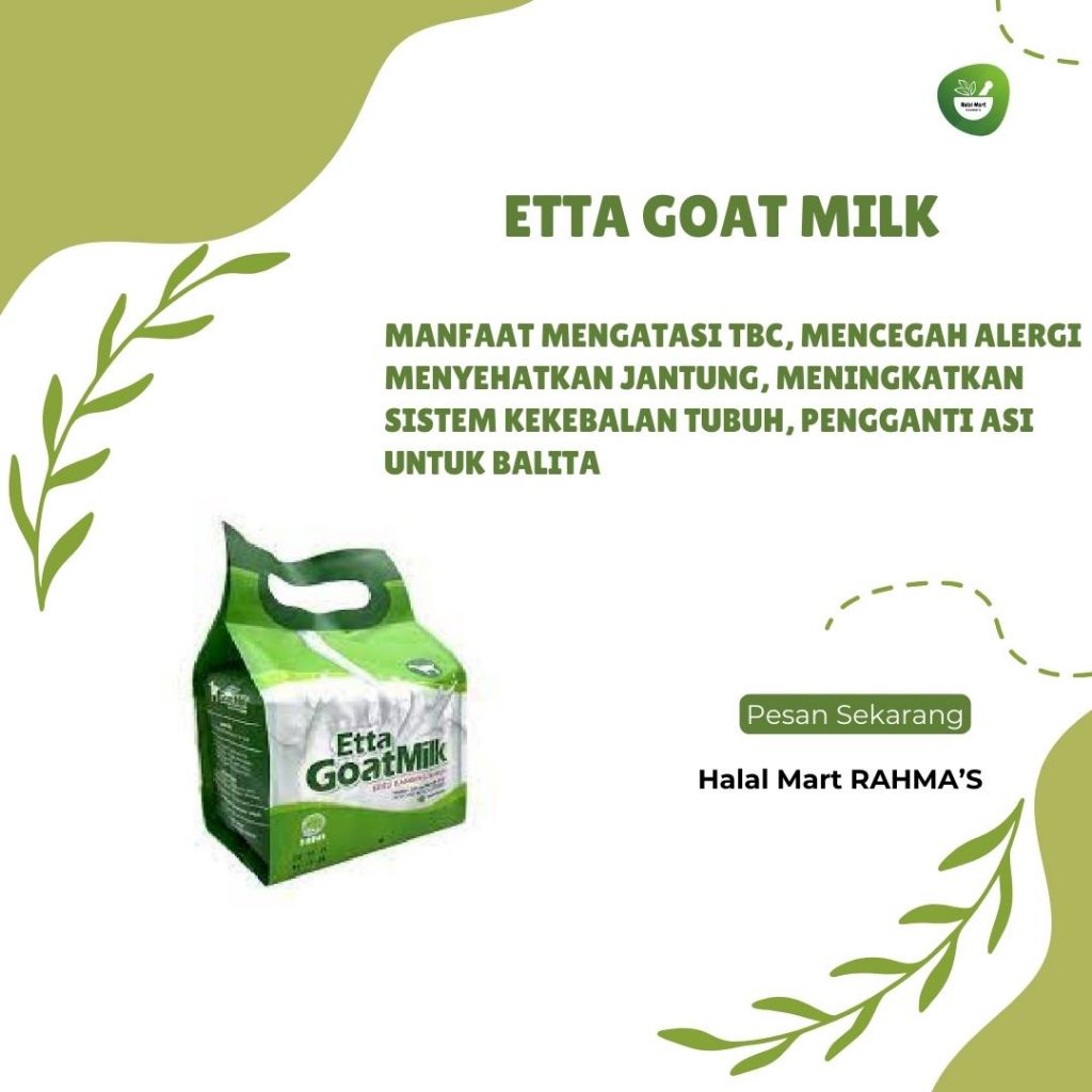 

Etta Goat Milk - HNI - Susu Kambing Ettawa Original