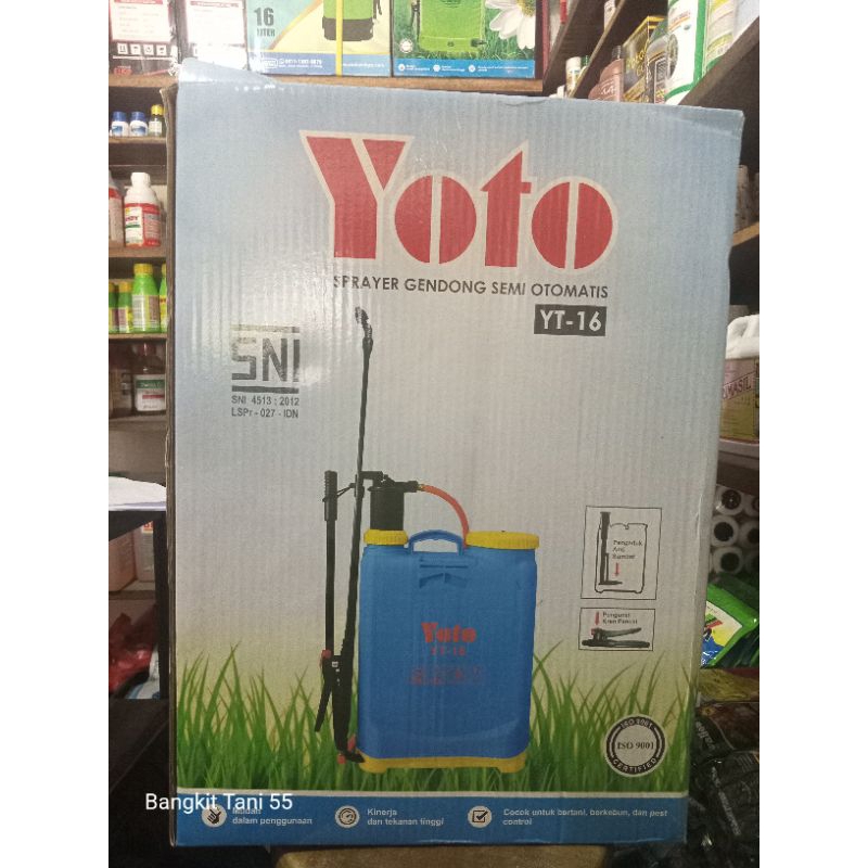 Tangki Semprot/Sprayer Manual 16 Liter Yoto YT-16