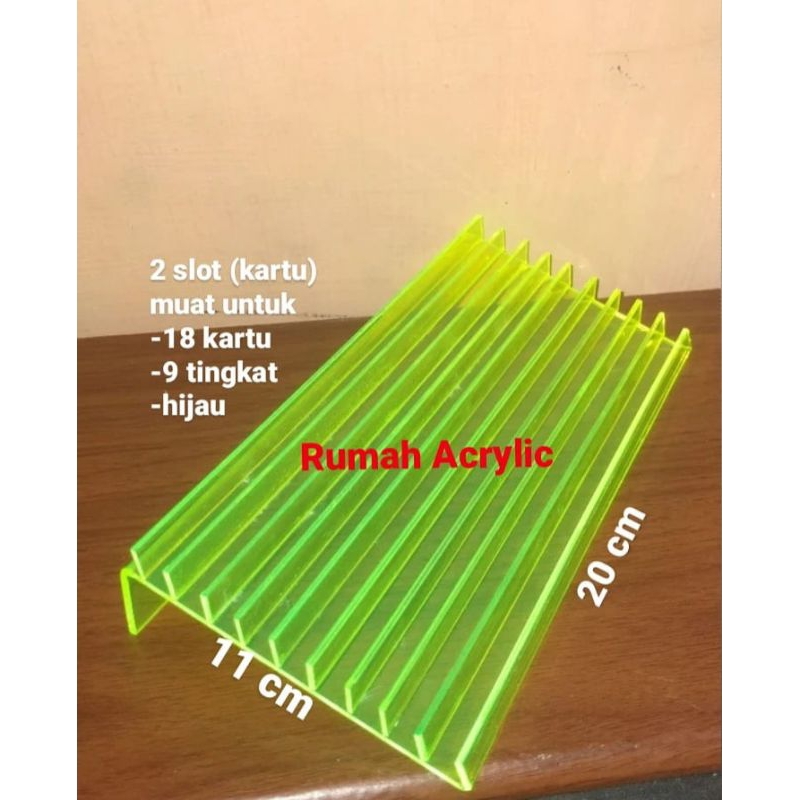 

Akrilik kartu perdana AKRILIK RAK KARTU Akrilik rak kartu model Lurus
