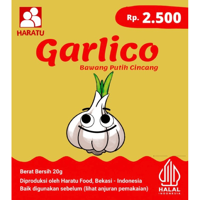 

Bawang Putih Cincang Garlico / Baceman Bawang/ Bawang Putih Minyak