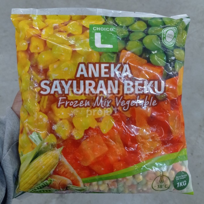 

Choice L - Frozen Mix Vegetable Aneka Sayuran Beku - 1kg Halal BPOM