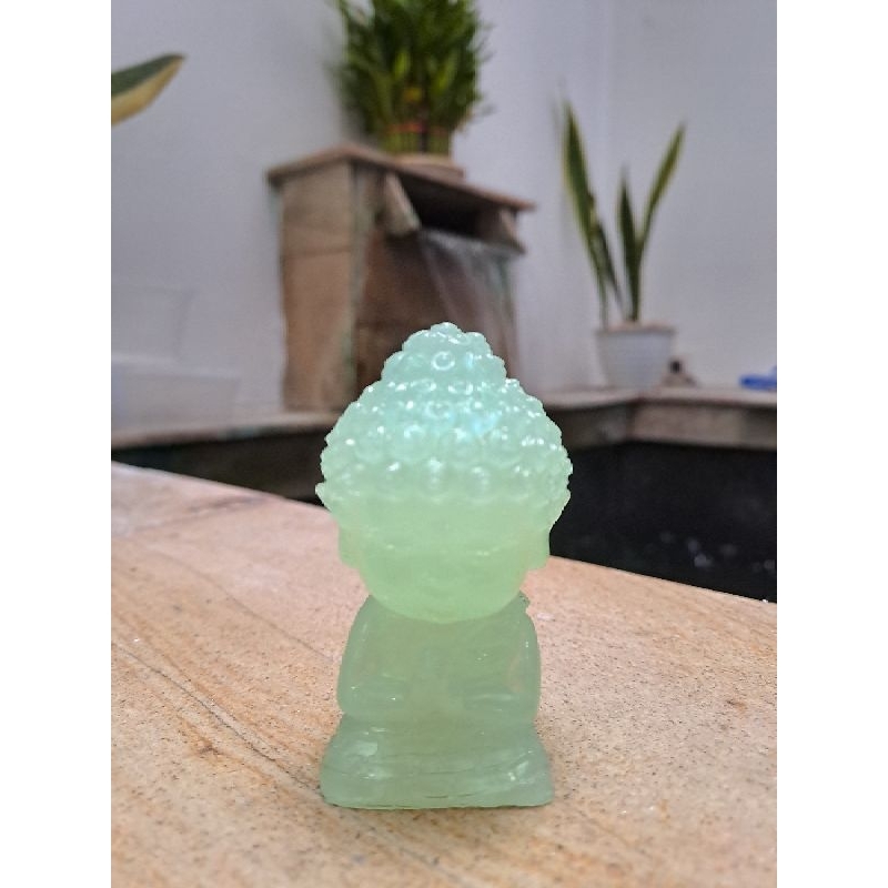 Pajangan Buddha Kecil Hiasan Dashboard mobil Patung Buddha Rupang Buddha