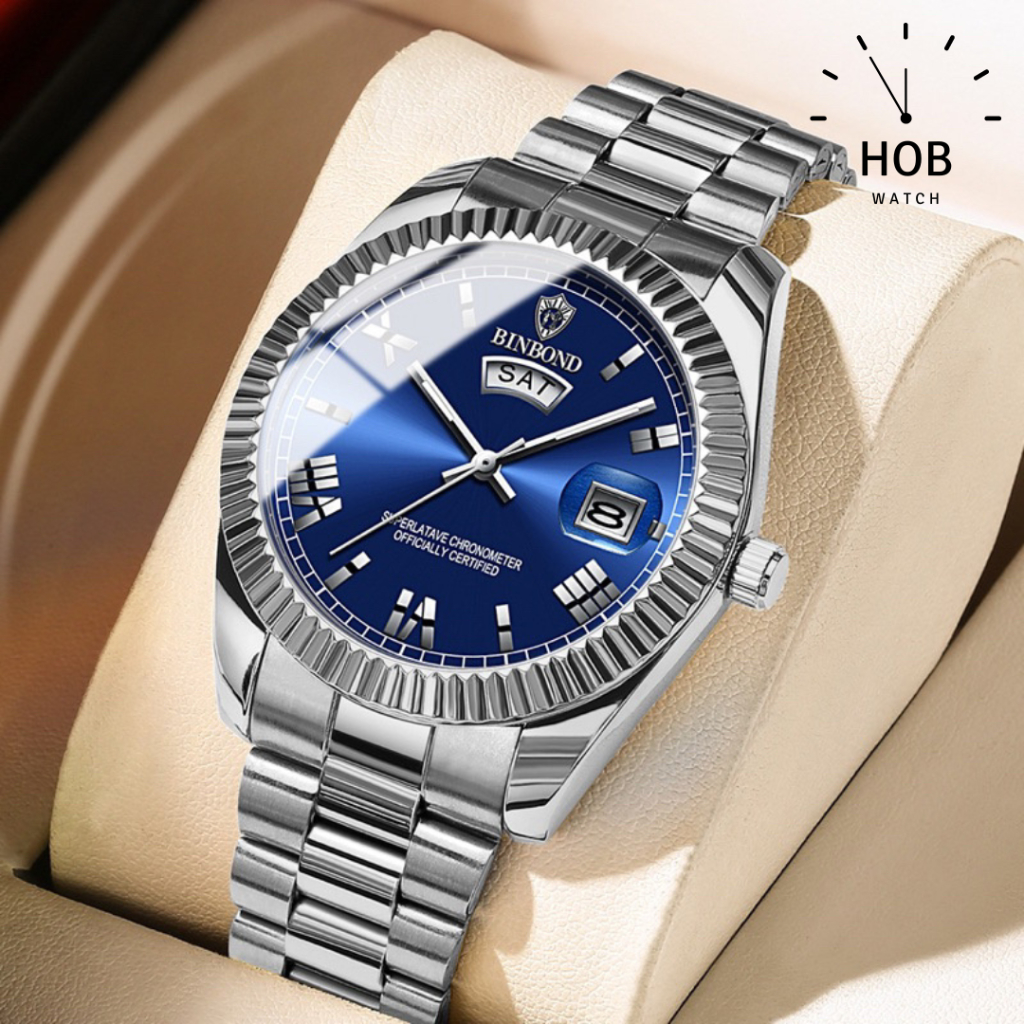 COD✅ Jam Tangan Pria Anti Air DayDate Angka Romawi Automatic Original Homage Zn038