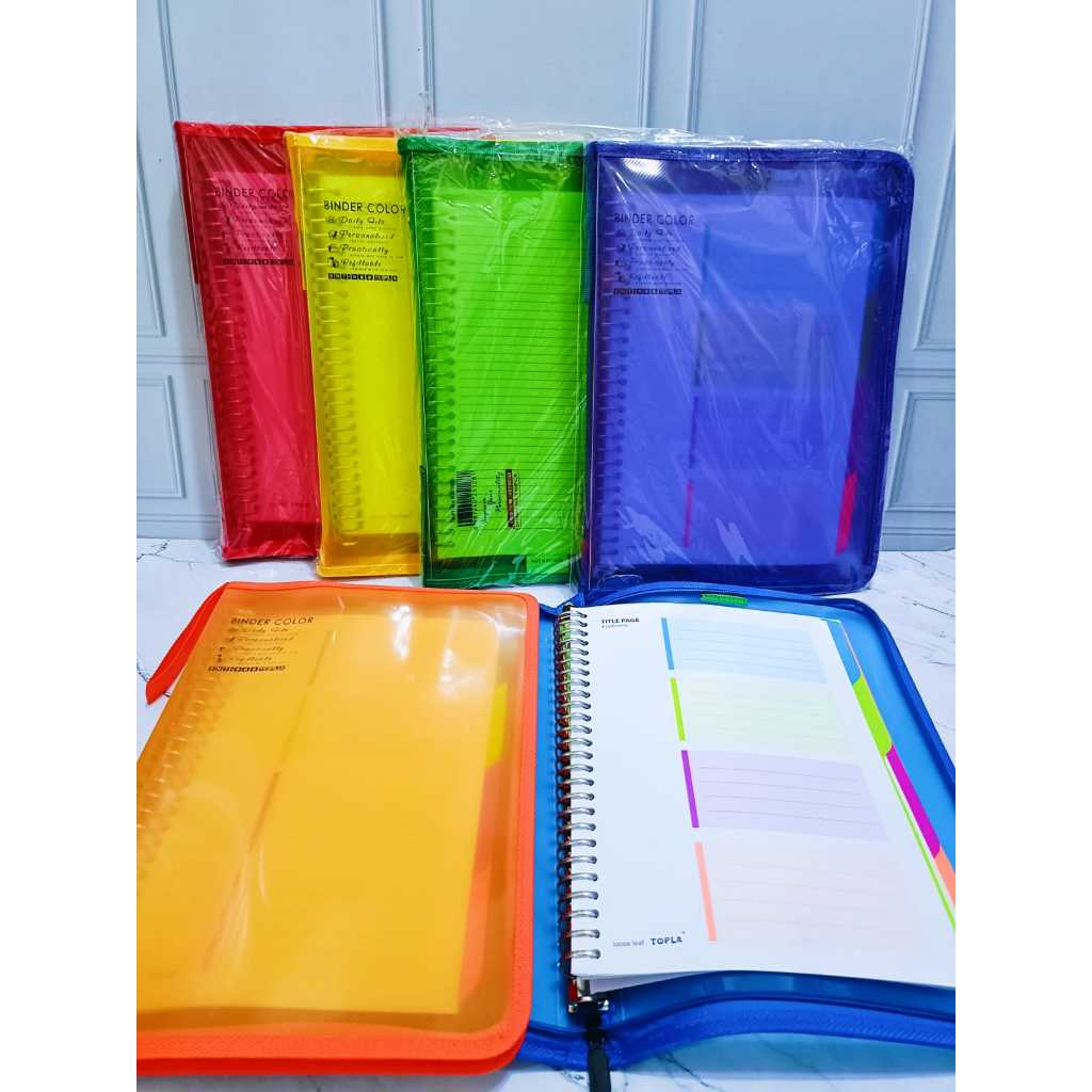 

BINDER BUKU ZIPPER TOPLA B5 UKURAN BESAR 32 X 23 X 3 CM