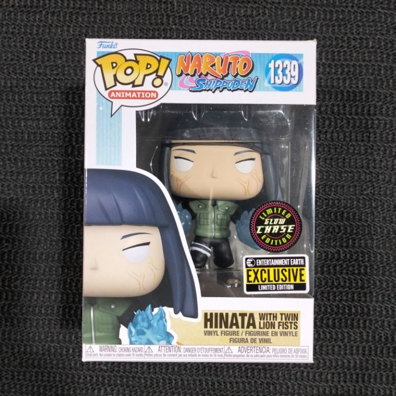 Funko Pop Naruto Shippuden: Hinata With Twin Lion Fists (Chase) (GITD) #1339 (Entertainment Earth Ex