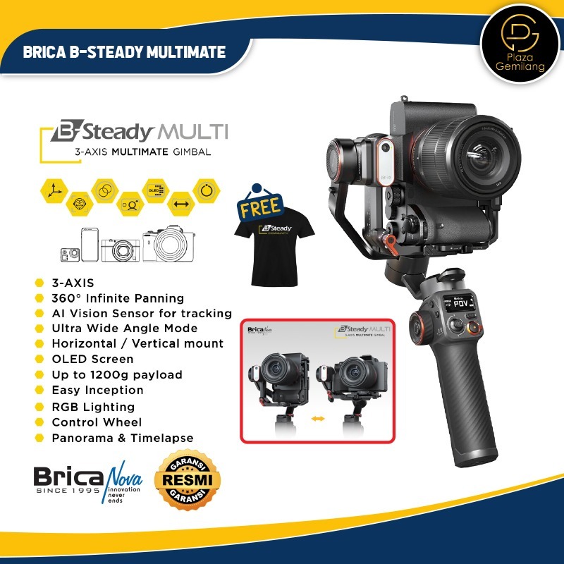 Brica B-Steady MULTImate / Bsteady Multi 3-Axis Gimbal