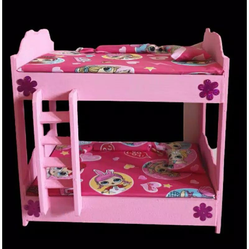 RANJANG SOFA LEMARI BAJU KASUR TINGKAT PREMIUM BONEKA DOLL BARBI TANGGA AYUNAN KURSI GOTANG MEJA MAK