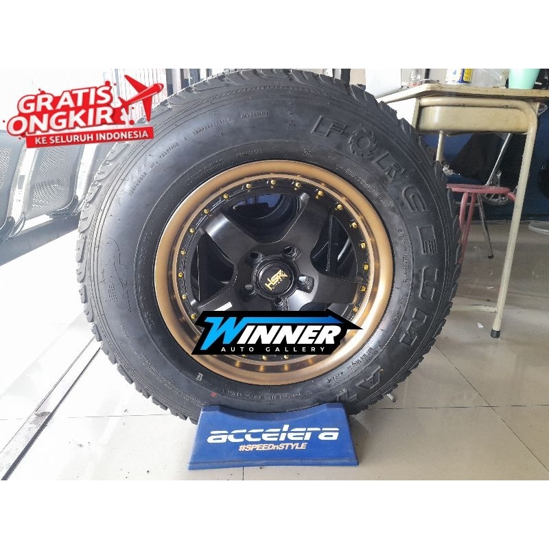 PAKET HEMAT VELG RACING RING 16 DENGAN BAN AT 235/70 RING 16
